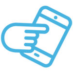 icono de telefono móvil